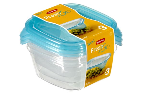 Curver Fresh and Go 25cl - 3 Stck